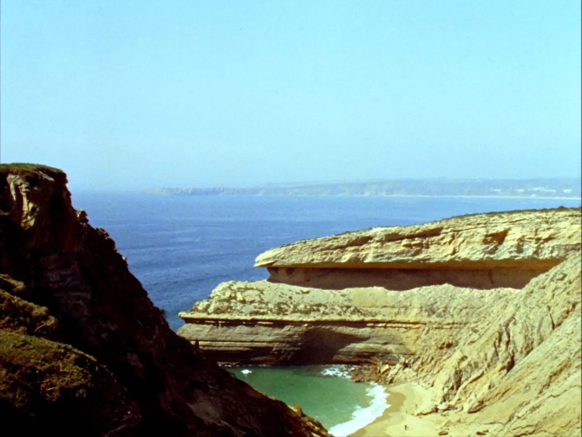 Cliffs and a cove on the Sintra coast
