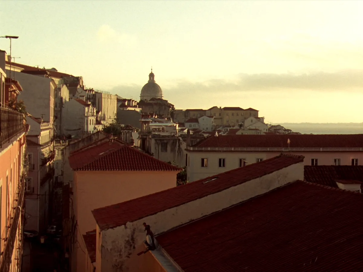 Rooftops of Lisbon at sunset